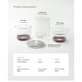 thumbnail image 3 of TFixol Cold Brew Coffee Maker - 300ml Glass Iced Tea & Coffee Cold Brew Maker, 3 of 6
