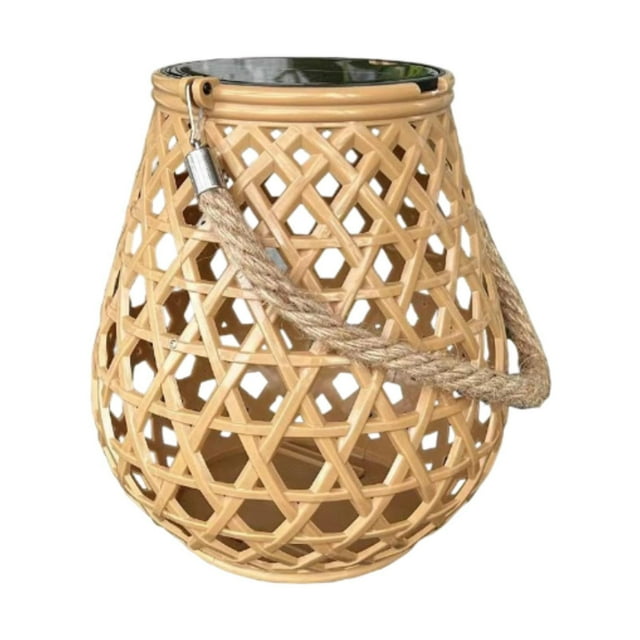 jinwen Outdoor Solar Lantern Decorative Solar Table Lamp for Outdoor Home Farmhouse