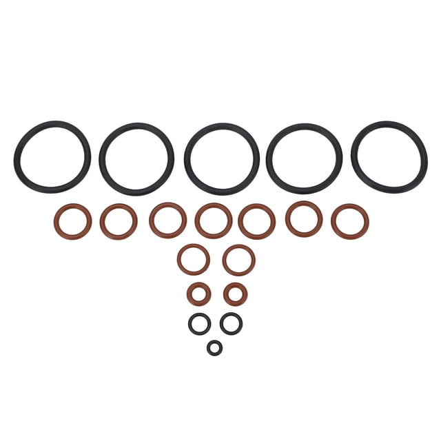 Tuyau d'Entrée de Radiateur O Anneau, 19 Pcs Refroidisseur d'Huile de Réservoir d'Expansion de Radiateur de Refroidissement O Refroidisseur d'Huile de Transmission d'Anneau O Anneau Construit pour la Précision
