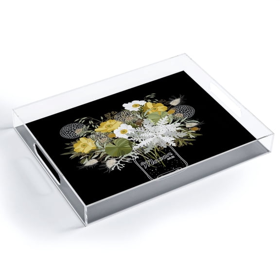 Society6 Iveta Abolina Annette Spring Medium Acrylic Tray, 15 1/2" x 12"