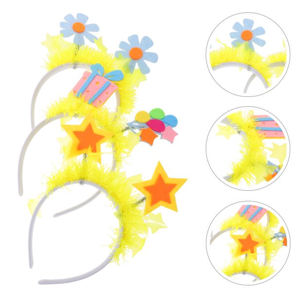 BESTYASH 3Ud Accesorios De Fiesta Con Diademas Con Luces Y Para Eventos Festivos Y Reuniones