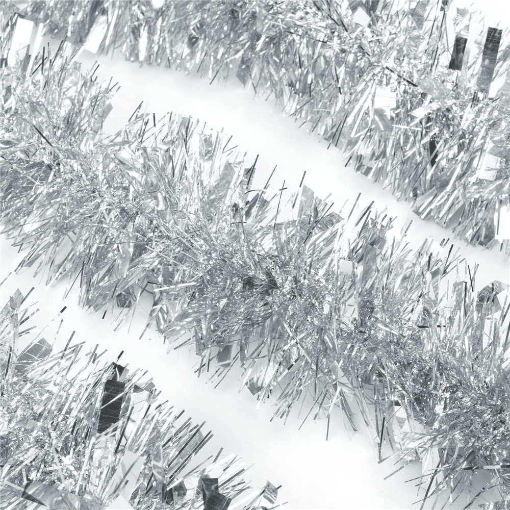 SANNO 26.2ft Christmas Tinsel Garland, Classic Thick Colorful