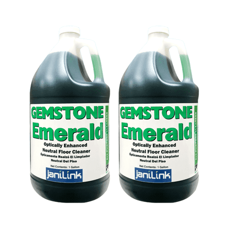 JaniLink Gemstone Emerald Neutral Floor Cleaner Gal [Set of 2]