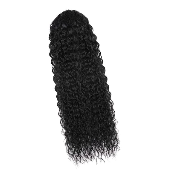 Voluminous Curly Ponytail Synthetic Hair Drawstring Closure For Daily Use