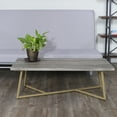 thumbnail image 3 of Davee Furniture Rectangle Coffee Table - Gold, 3 of 8