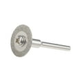 thumbnail image 3 of Uxcell 10 Pack 16mm Diamond Cutting Wheels Cut Off Pads with 2 Pack Mandrels for Rotary Tools, 3 of 5