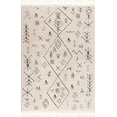 thumbnail image 2 of Hauteloom Thian Living Room, Bedroom Area Rug - Farmhouse - High Pile - Bone, Black - 7'10" x 10', 2 of 11