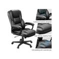 thumbnail image 4 of Lacoo Faux Leather High-Back Executive Office Chair with Lumbar Support, Black, 4 of 8