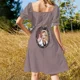 thumbnail image 5 of ABS # 3 vestidos de manga corta para mujer Ropa de mujer de verano, 5 of 7