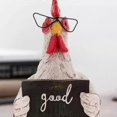 thumbnail image 4 of Good Morning Chicken Figurine Resin Sitting Lying Hen Statue Chicken Decoration, 4 of 5