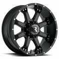 thumbnail image 4 of Raceline 991B-ASSAULT 17" Cast Aluminum Wheel, ASSAULT BLACK 17X9 8X6.5 -12mm (4.50"B/S) Fits select: 2003-2005 HUMMER H2, 2003-2008 DODGE RAM 3500 ST/SLT, 4 of 7