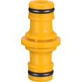 thumbnail image 1 of Paquete de 10 conectores de manguera doble extensor para tubo de manguera En (amarillo), 1 of 5
