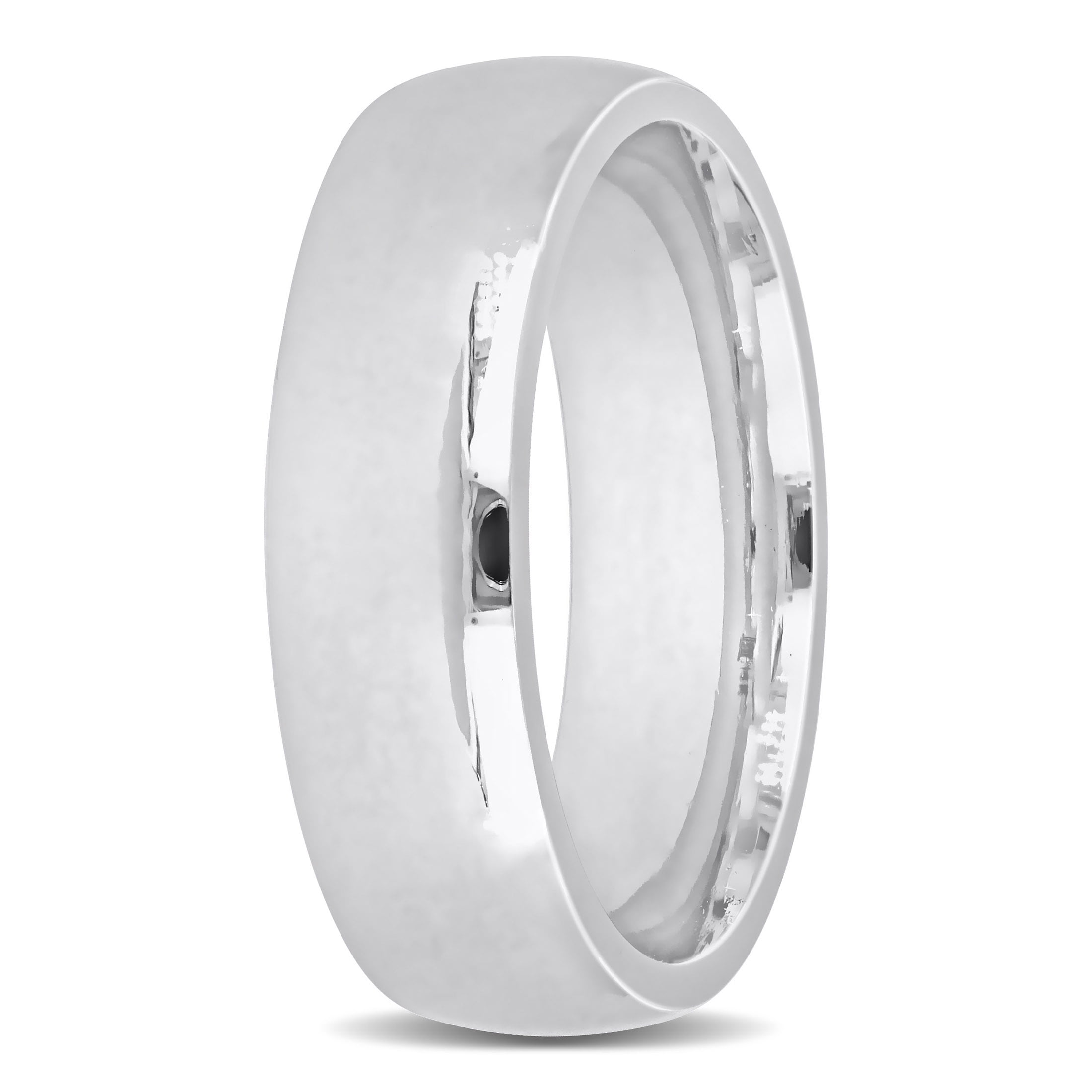 Everly Men's 14k White Gold Wedding Ring
