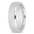 thumbnail image 3 of Everly Men's 14k White Gold Wedding Ring, 3 of 7