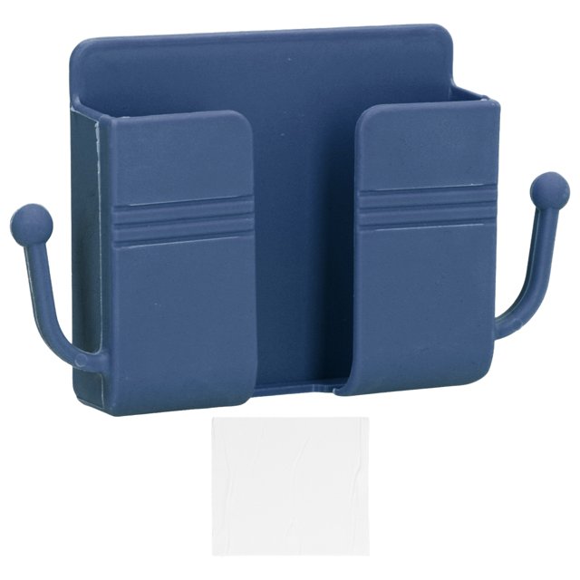 Wall Mount Phone Holder,Wall Mounted Storage Box Adhesive Wall Storage Boxes Remote Control Wall Storage Boxes True Excellence