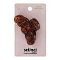 thumbnail image 3 of (4 pack) Scunci Chain-Link Claw Hair Clip – 1 Count, Trendy Chain Design for Women’s Hair Styling (Color May Vary: Pink, Blue, or Tortoiseshell), 3 of 5
