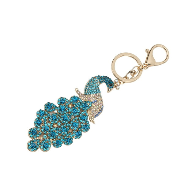 Llavero Con Diseño De Pájaro De Pavo Real, Resistente Al Desgaste, Atractivo Bolso De Pavo Real Para Teléfono, Bolso, Novia, Bolso