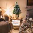 thumbnail image 3 of Gymax 2 FT Pre-lit Artificial Tabletop Christmas Tree Fiber Optic Mini Xmas Tree, 3 of 10