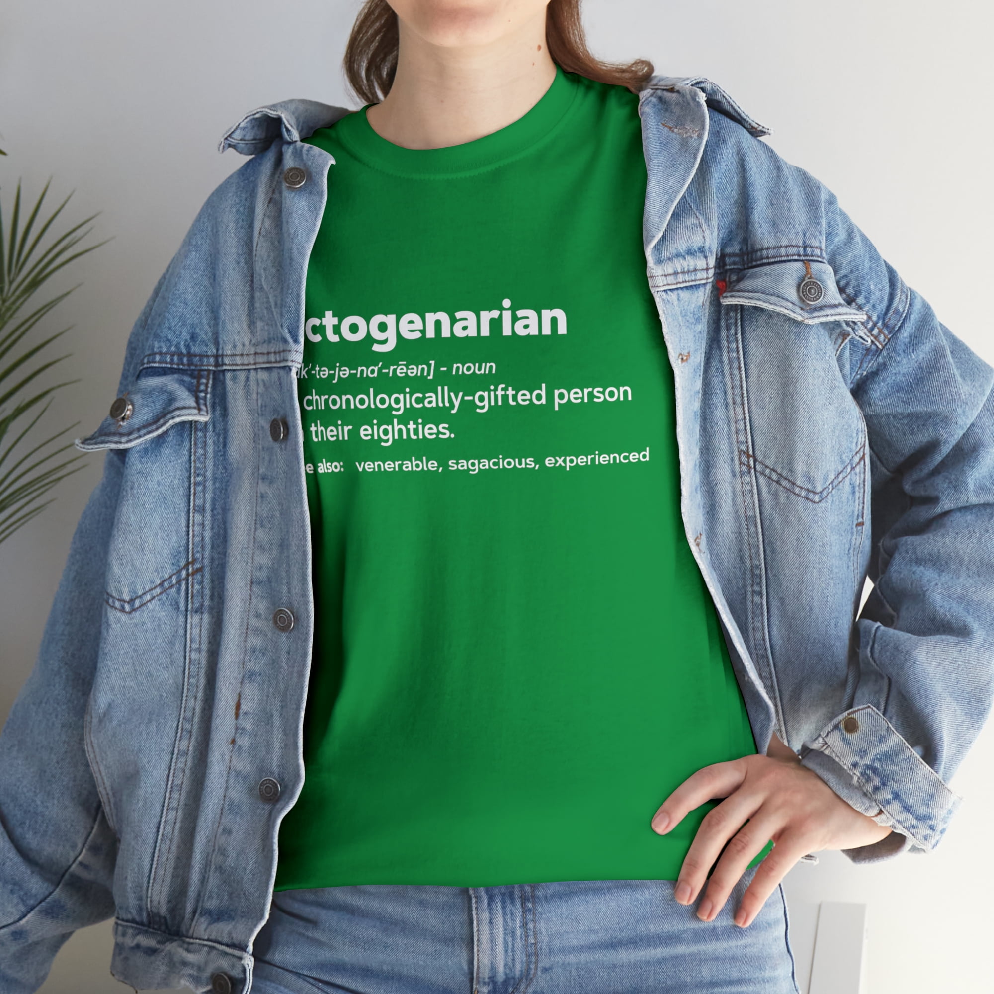 Octogenarian Funny 80th Birthday Gag T-Shirt