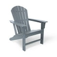 thumbnail image 6 of LuXeo Hampton Gray Poly Outdoor Adirondack Chair, 6 of 14