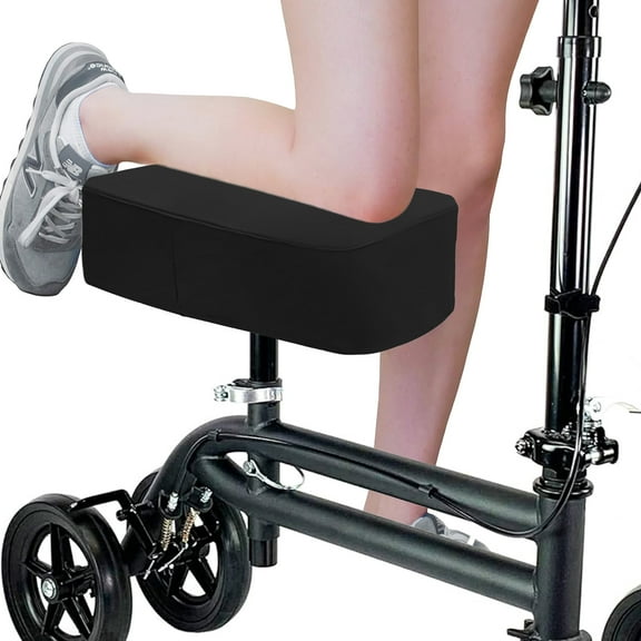 CAVENDY Cooling Ice-Silk Knee Scooter Pad Cover, Non-Slip, Washable, Universal Fit for Knee Walker Knee Rest