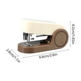 thumbnail image 3 of Mini Stapler Compact Handheld Stapler | Effortless Stapling for Students Home Office | Holds Up To 10 Sheets | Lightweight Plastic for Desk Drawer Organization, 3 of 6