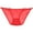 Red, variant on Lace Underwear for Women No Show Invisible Thongs Low Rise G-String Thongs