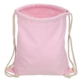 thumbnail image 1 of Unique Bargains Cotton Drawstring Bags Cotton Drawstring Backpack Foldable Sports Gym Bags Pink, 1 of 6