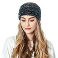 thumbnail image 3 of Lieonvis Knitted Headband Breathable Warm Ear Warmers Soft Elastic Woolen Headband for Women Girls Stretch Turban Head Wraps Hair Accessories for Daily Wear and Sport, 3 of 6