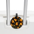 thumbnail image 3 of Thanksgiving Pear 2pcs PU Leather Round Bag Tags with Privacy Cover and Name ID Tag - Suitcase Tags for Travel Luggage, Handbags, Backpacks, School Bags, 3 of 6