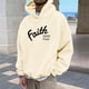 thumbnail image 1 of MHFRRA Sudadera con Capucha para Creyentes, Sudadera Informal con Capucha y Diseño Inspirador, Ropa de Calle Cómoda para Uso Diario Beige, 1 of 3