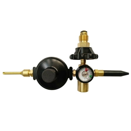 Helium Balloon Inflator Regulator with Gauge 0-3000PSI Helium Latex Balloon Filler Balloon Helium Tank Regulator Filler