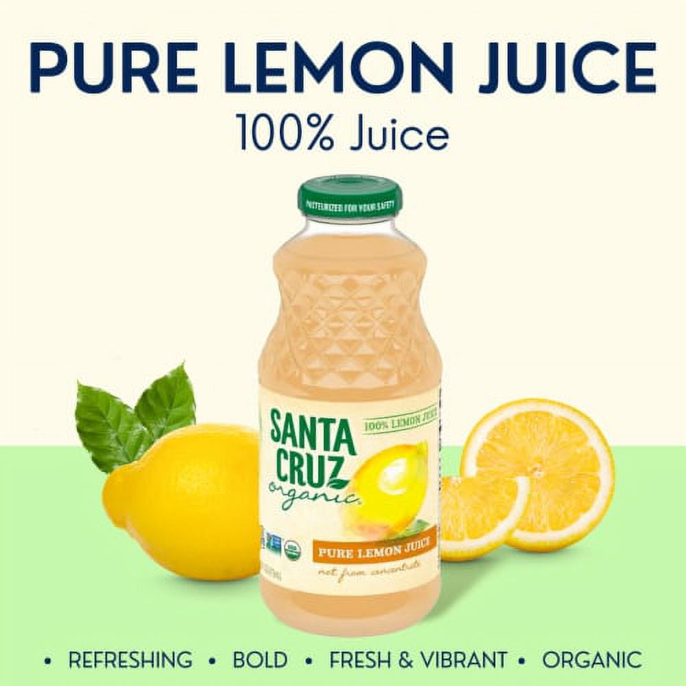 2X-Santa Cruz Organic 100% Organic Lemon - 16 fl oz