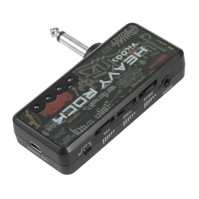 Guitare Électrique Prise Mini Amplificateur de Casque Rock Compact Portable