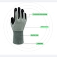 thumbnail image 4 of Eyucdvc DGL Cut Resistant Work Gloves with Non-Slip Nitrile Coating, Breathable Protective Safety Gloves for Construction Warehouse Gardening Auto Repair, 4 of 10