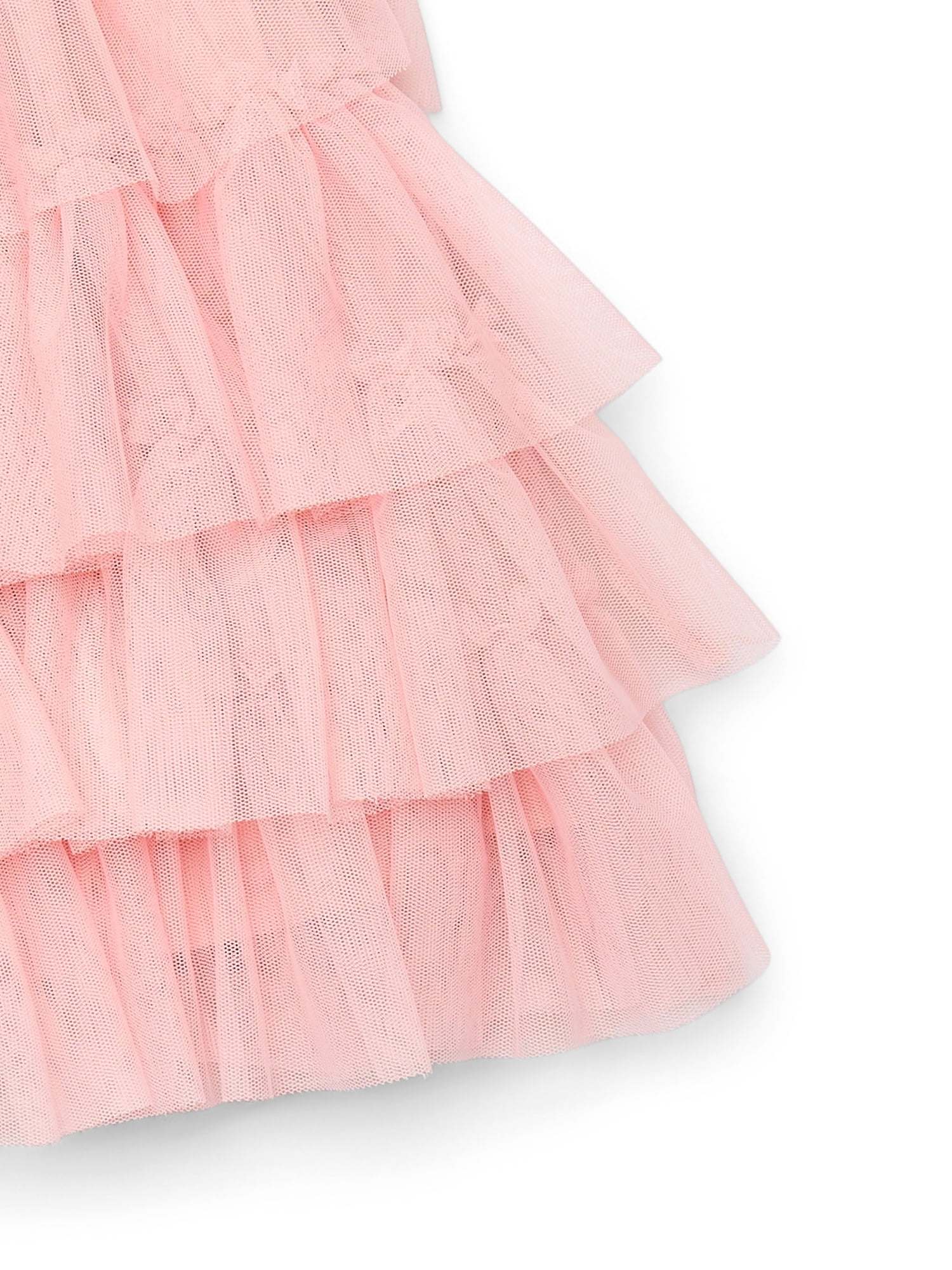 Wonder Nation Little Girls Mesh Tiered Skirt, Sizes 4-10