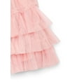 thumbnail image 3 of Wonder Nation Little Girls Mesh Tiered Skirt, Sizes 4-10, 3 of 3