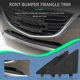 thumbnail image 3 of Car Front Bumper Triangle Trim Cover Cap For Mazda 3 Axela 2014-2016 Bhn1-50-101 Bhn1-50-102, 3 of 5
