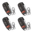 thumbnail image 1 of 4-Pack Universal Remote Key Fob for Garage Door & Gate Opener - Replacement Control, 1 of 5