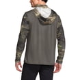 thumbnail image 3 of Men's Sun Protection Hoodie with Face Cover Upf 50+ UV CamouflageShirts Lightweight Sun Protection Long Sleeve Cooling Shirts,Green 3XL, 3 of 5