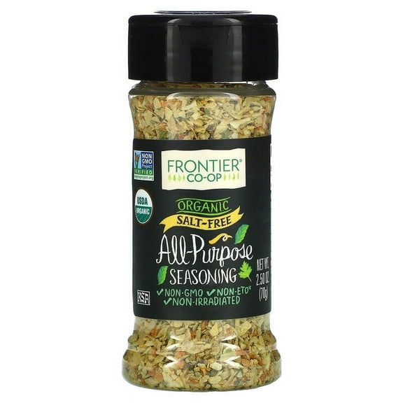 Frontier Co-op, Organic All-Purpose Seasoning Blend, 2.5 oz Pack of 2