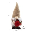 thumbnail image 2 of Way To Celebrate Cream Hat Gnome Decoration, 15 inch height, Multi Color, 2 of 4