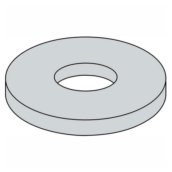 Fender Washer - 1/4"" x 1-1/4"" - Steel - Zinc CR 3 - Pkg of 100 - BBI P36145