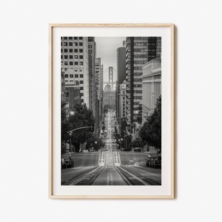 POSTER San Francisco Photo Poster Print No 4, San Francisco Black and White Art, San Francisco Wall Photography, Travel, Map Poster-UNFRAMED