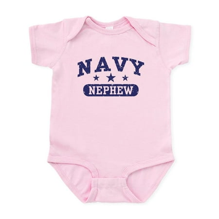 

CafePress - Navy Nephew Infant Bodysuit - Baby Light Bodysuit Size Newborn - 24 Months