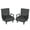 Gray, variant on SHGJ&SOFT Convertible Sleeper Chair, Folding Chair Bed, 5 Angle Adjustable Backrest & Pillow, Lounge Chair Indoor, 3 in 1 Single Lazy Bed for Office, Living Room, Bedroom. (Black, 1PC)
