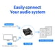 thumbnail image 2 of Monstrate Amplificador Digital compatible con Bluetooth 5.1 50W x 2 Estéreo APLICACIÓN Control Calor Disipación Altavoz Placa Sistemas de cine en casa, 2 of 6