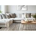 thumbnail image 2 of Rug Branch Contemporary Stripes Grey Indoor Area Rug - 5' x 8', 2 of 8