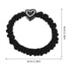 thumbnail image 4 of 5 coleteros con forma de corazón para mujeres y niñas, sin dañar el cabello, color negro., 4 of 6