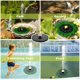thumbnail image 3 of Bomba de agua para fuente solar con hoja de loto, bomba clásica para fuente con energía solar con 10 boquillas, kit de fuente solar flotante independiente para baño de pájaros, estanque, piscina,, 3 of 8